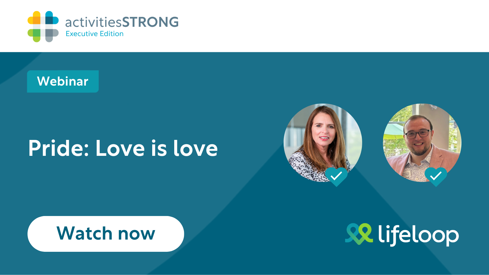 Pride: Love is Love webinar recording graphic