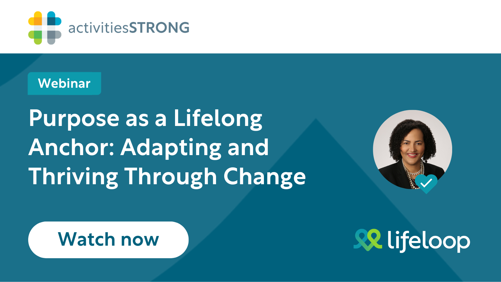 Purpose as a Lifelong Anchor webinar recording graphic
